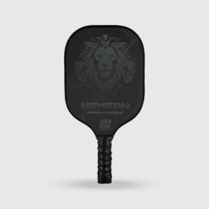 Frontal view of the Nemean pickleball paddle by Empire Pickleball on a light background